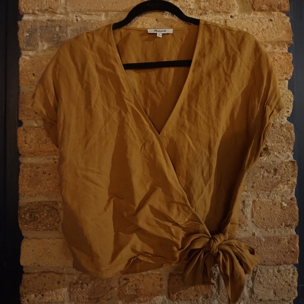 Madewell Tie Blouse